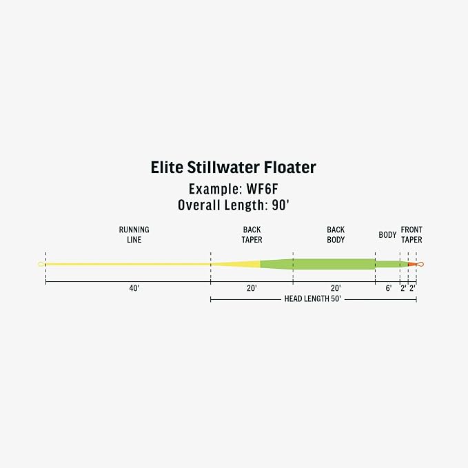 RIO Products Elite Sub-Surface and Floater, Lake Series Fly Line for Freshwater Anglers