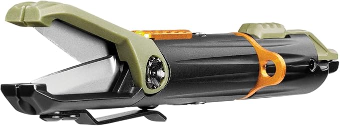 Gerber Gear LineDriver - Fishing Line Multitool with Spinning Line Vise, Tether Ring, Eyelet Clearing Spike, Hook Threader, Scissors & Split Shot Crimper - Premium Fishing Gear