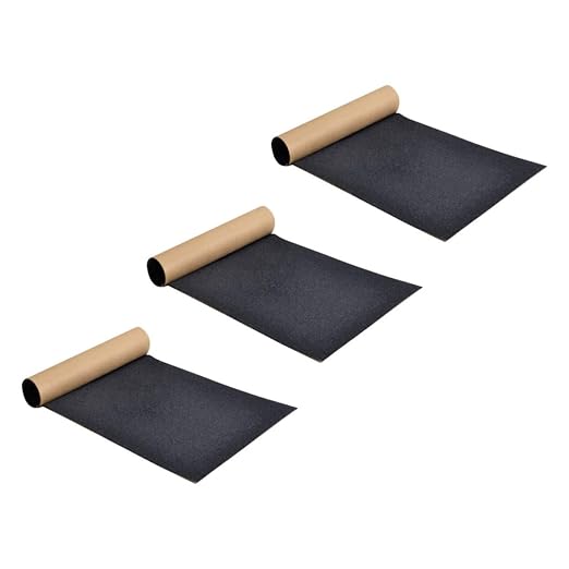 3Pcs Grip Tape for Skateboards Wear Resistant Sandpaper Convenient Skateboard Parts Non Slip Surface for Enhanced Safety and Protection