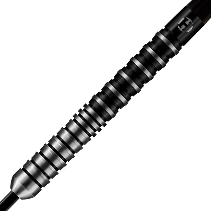 Harrows Predator 90% Tungsten Steel Tip Darts Set 21g, 22g, 23g, 24g, 25g & 26g - Includes Ultra Traction Grip, Supergrip Fusion Shafts, Prime Flights & Travel Case