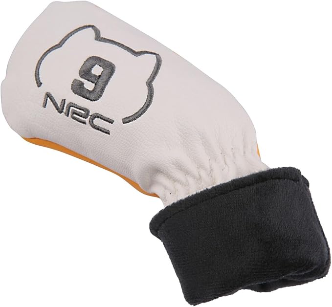 9pcs/Set Akita Dog Design Golf Club Iron Head Covers 4-9,P,S,A Fit Right Hand Irons