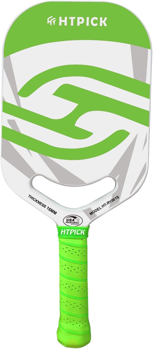 Pickleball Paddles | T700 Carbon Fiber Pickleball Paddle with Aero Throat | Hot-Press Moulding | 16mm Polymer Core | Specifically Engineered for Swing Speed and Manoeuvrability