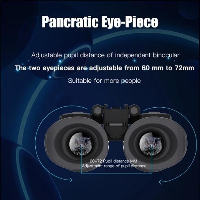 4K Digital Night Vision Goggles Binoculars with Photo and Video Recorder, 1314ft Long Distance, Nightvision Goggles for Camping Hiking with Head-Mount Kits for Helmet