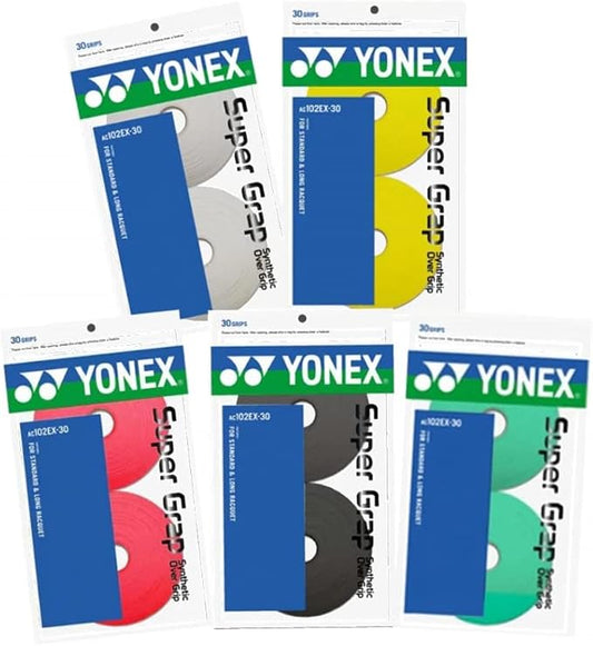 YONEX Super GRAP Tennis Racquet Overgrip (30 Wraps)