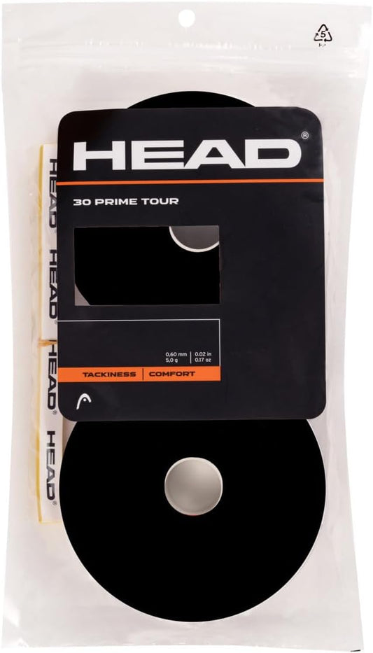 HEAD Prime Tour Tennis Racquet Overgrip 30 Pack