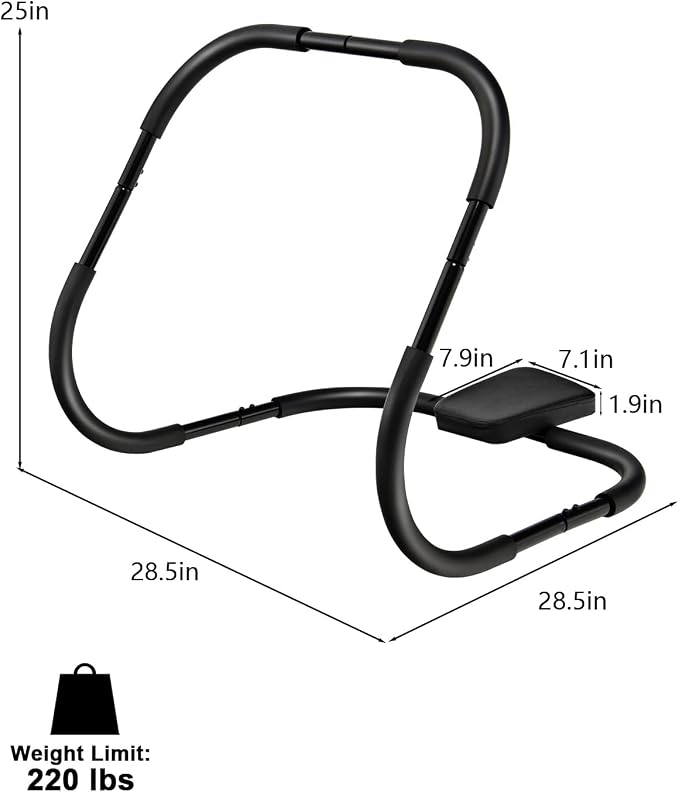 Ab Machine Exercise Equipment, Portable Sit up Machine for Core Strength, Study Ab Crunch Machine, Ab Roller for Abdominal Workout Exerciser & Trainer