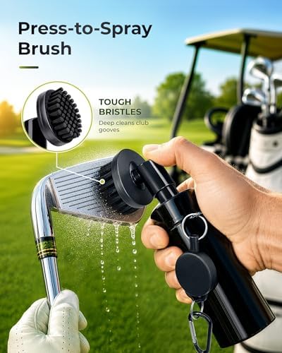 YOREPEK Product Image Golf Club Cleaner Bag 3-in-1 Golf Club Cleaner Set