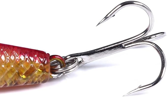 Fishing Lures Kit Mix Includes Minnow Popper Crankbait and Fish Hook for Fishing Saltwater Freshwater Trout Bass Salmon