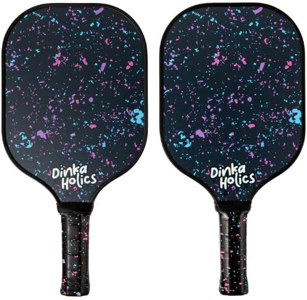 Carbon Fiber Pickleball Paddle – 16mm PP Honeycomb Core, Lightweight 220–235g, Comfortable Grip, Durable Design for Control & Power, Fun Designs