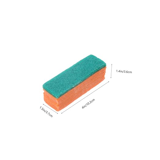 Mikikit 4pcs Skateboard Grip Tape Cleaner -wear Rubber Eraser for Effortless Cleaning of Grip Tape Compact Design for Skateboards Tennis Rackets and Shoe Soles Stylish