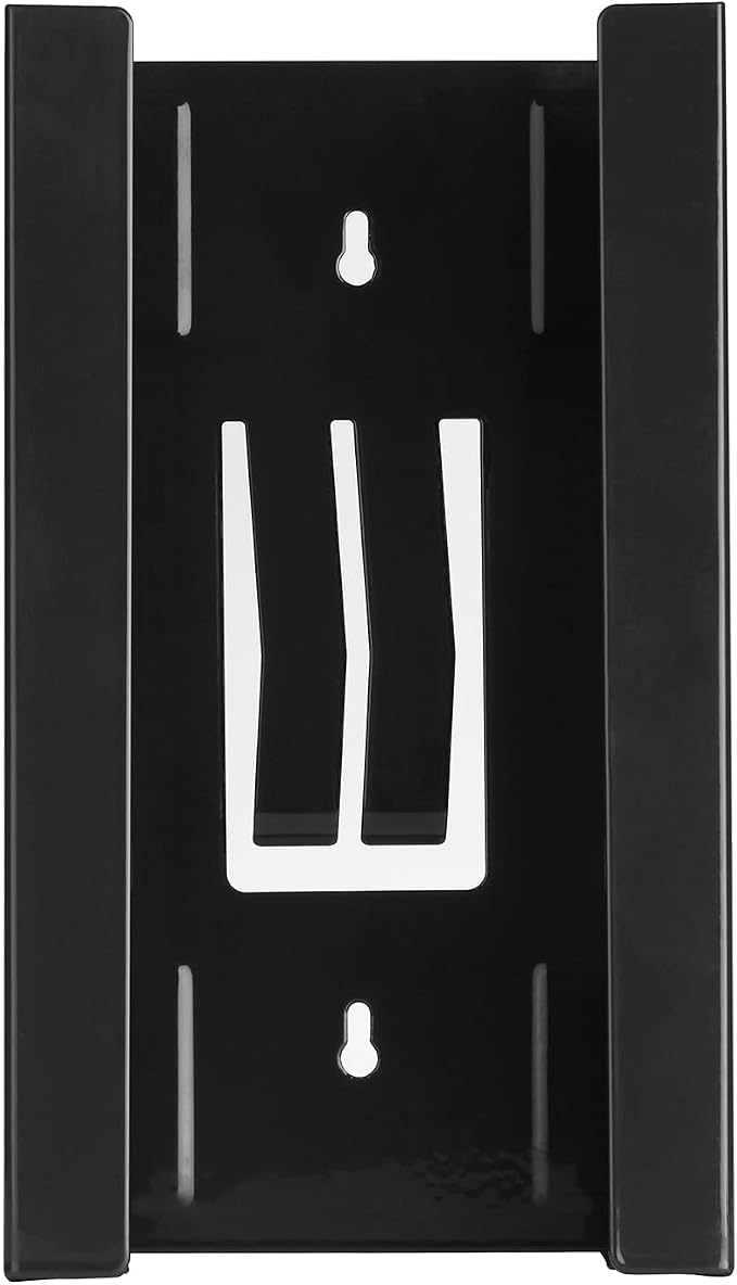 CASOMAN Magnetic Glove Dispenser - 8LBS Capacity, Wall Mount Magnet, Black Dispenser Box