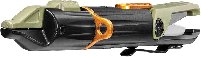 Gerber Gear LineDriver - Fishing Line Multitool with Spinning Line Vise, Tether Ring, Eyelet Clearing Spike, Hook Threader, Scissors & Split Shot Crimper - Premium Fishing Gear