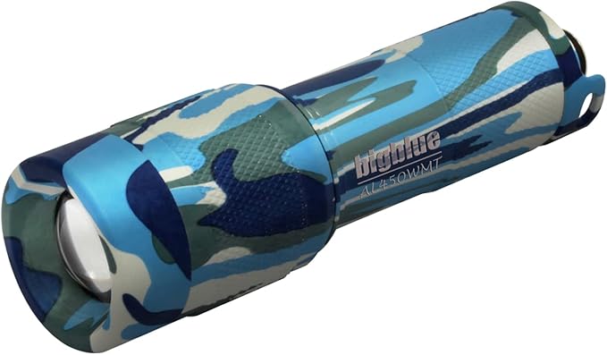 BigBlue AL450 Wide Beam Camo Dive Light with Tail Switch