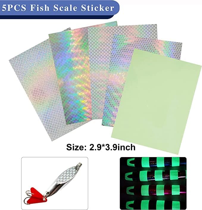 Unpainted Fishing Lures Making Kit DIY Crankbaits Minnow Kit - 321/355pcs Blank Hard Bait Lure Set Include Pliers Treble Hook Split Rings Lure Eyes Stickers Making Supplies Make Your Own Fishing Lures