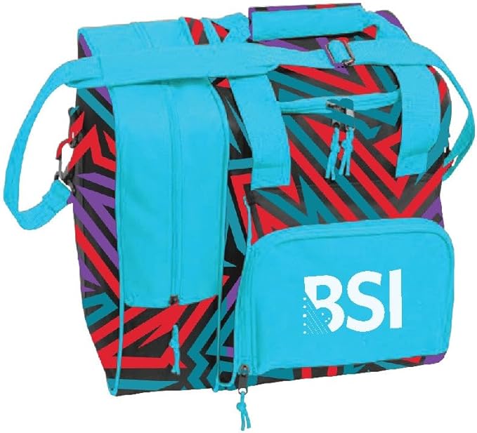 BSI Deluxe Single Ball Tote Bowling Bag with Shoe Compartment & Accessory Storage