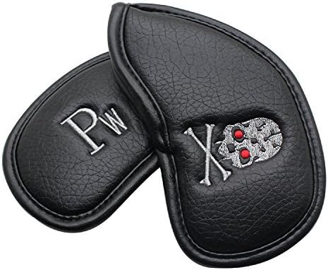 HISTAR Golf Club Head Covers Skull Design Golf Iron Head Covers Set Headcover Fit All Brands Titleist, Callaway, Ping, Taylormade, Cobra, Nike, Etc.