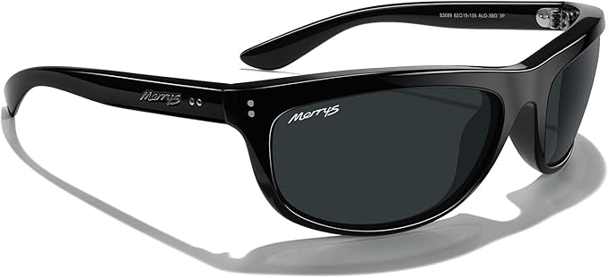 MERRY'S Wrap Around Sport Polarized Sunglasses for Men Women Driving Fishing UV400 Protection