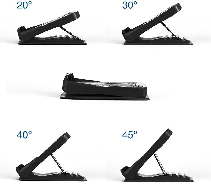 StrongTek Portable Slant Board & Foot Stretcher Set – Adjustable Calf Stretch Board + Plantar Fasciitis Relief Block