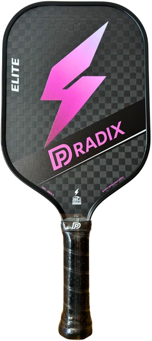 Elite Pickleball Paddle – Carbon T700 12K, Power and Explosivity, Honeycomb Core 16 mm, Ergonomic Handle, High Resistance, Adults Unisex