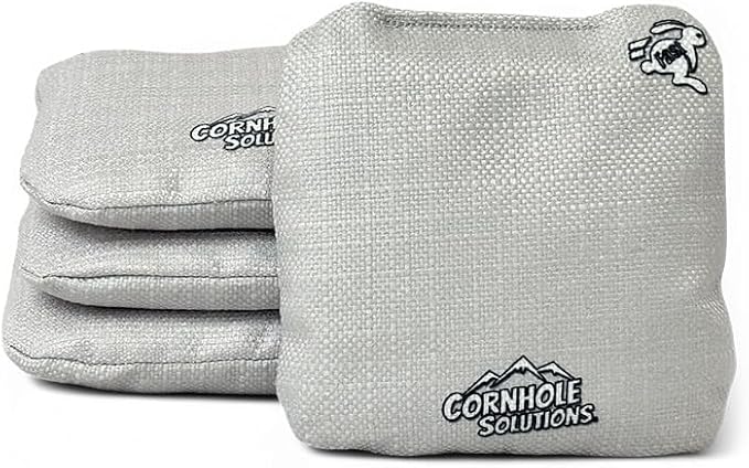 Cornhole Solutions Cornhole Bags Set of 8 – Regulation Pro Style 6x6 – Resin Filled + Tote Bag