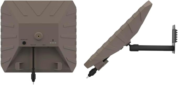 Stealth CAM FieldMAX External EX Solar Battery Pack, 10" Panel, 3000mAh Rechargeable Battery, 6ft Insulated Power Cable, USB Included, Compatible with Trail Cameras w/ 12V Battery Jack