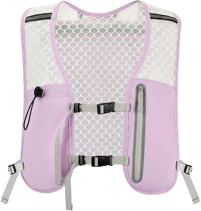 Running Vest for Women Men Hydration Backpack with 500ml Soft Flask Lightweight Water Pack
