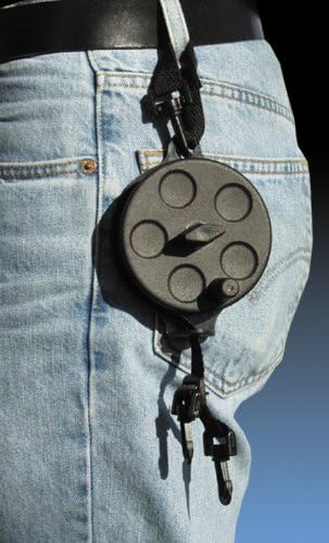 Pine Ridge Reel-A-Strap Hoist Black 30 ft.