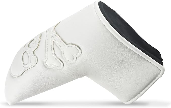 Scott Edward Skull Golf Woods Headcovers Covers for Driver Fairway 1 3 5 H Clubs Set Heads PU Leather Unisex Black Brown