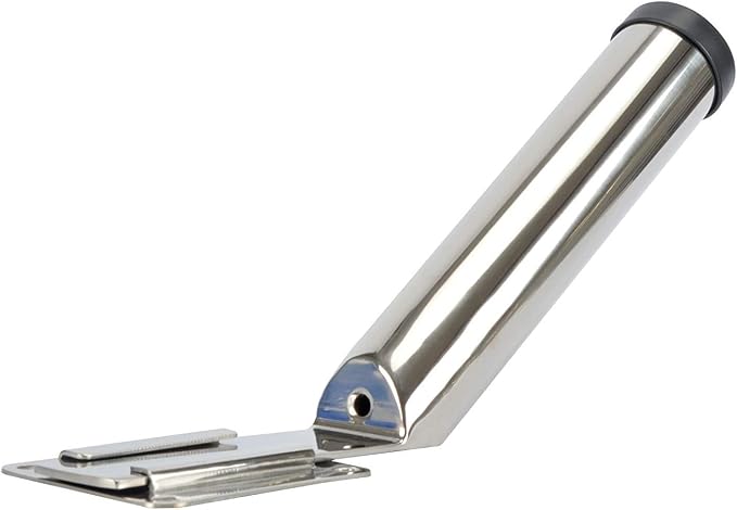 Amarine Made Set of 2 Stainless Steel Slide Mount Removable Fishing Rod Holder