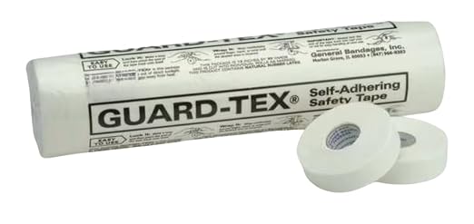Guard-Tex® White Finger Tape 3/4 inch - Self-Adhesive No Residue - 16 Rolls - 90ft Per Roll - 1440ft Total