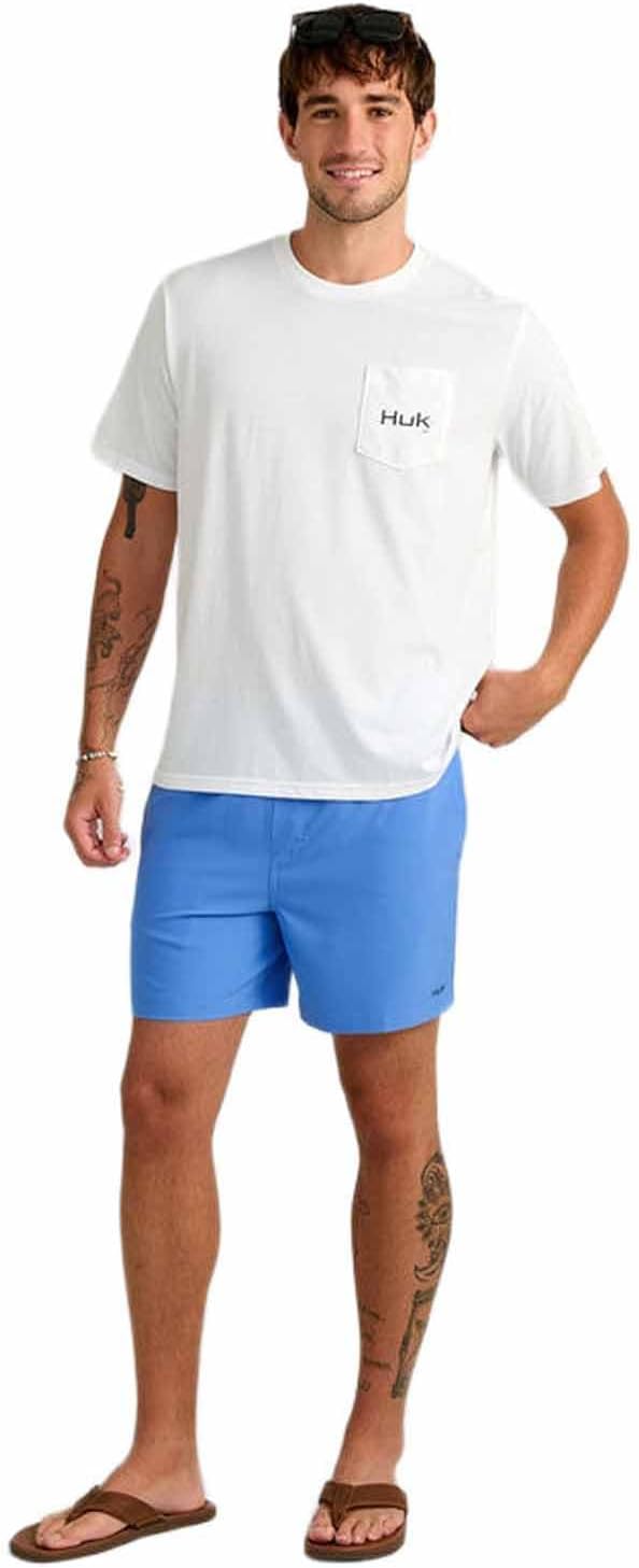 HUK Men's Pursuit Volley Short, Quick-Dry Fishing Shorts for Men