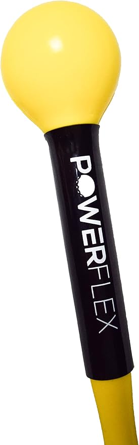 Easier Golfing PowerFlex Golf Swing Trainer - Golf Whip Weighted Swing Aid Improves Distance, Speed & Consistency, Golf Training Stick, Warm Up Swing Stick for Tempo and Swing Plane