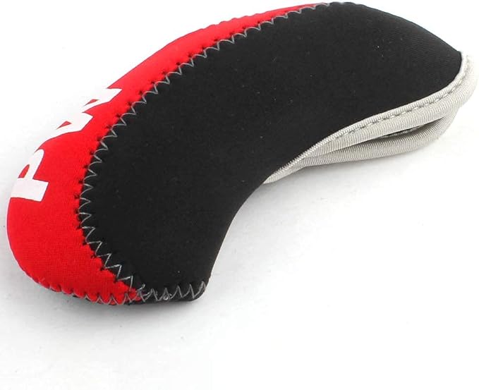 Craftsman Golf Red Headcover 11pcs/Set Neoprene Iron Headcover+ Blade Putter Head Cover