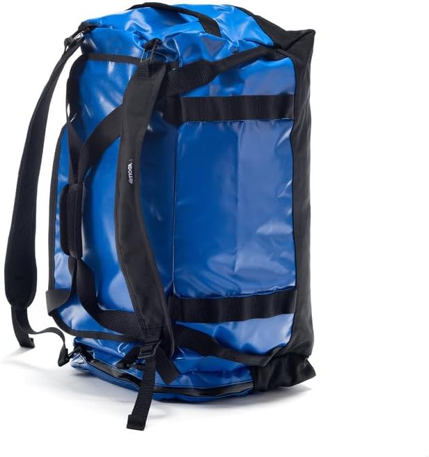 TIOGA Venture Outdoor Duffel Bag with Backpack Straps, Weather Resistant, Rugged Construction, Gear Hauling for Outdoor Adventures, Medium / 50L, Blue