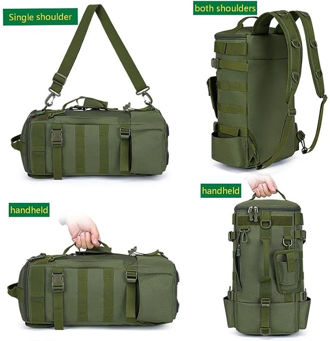 Fishing backpack,fishing tackle bag,gifts for fishing lovers,4-Way Carry Fishing Backpack Durable Tackle Bag Storage for Fishing Gear and Equipment,Fishing Tackle Storage Bags