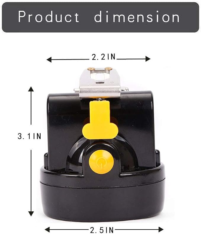 Rechargeable LED Mining Cap Lamp 1+6 Light Source, White Light Coal Miner Headlight for Hard Hat, Waterproof Underground Mining Light, High Brightness Safety Helmet Lamp for Outdoor Work
