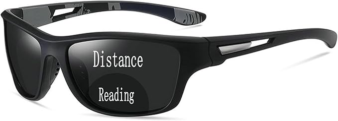willochra Bifocal Sunglasses with Readers Built In Sporty Upgraded Wrap Frame Driving Reading Glasses for Outdoor UV400