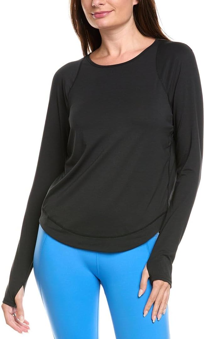 Sweaty Betty Women's Breathe Easy Crewneck Workout Long Sleeve Top