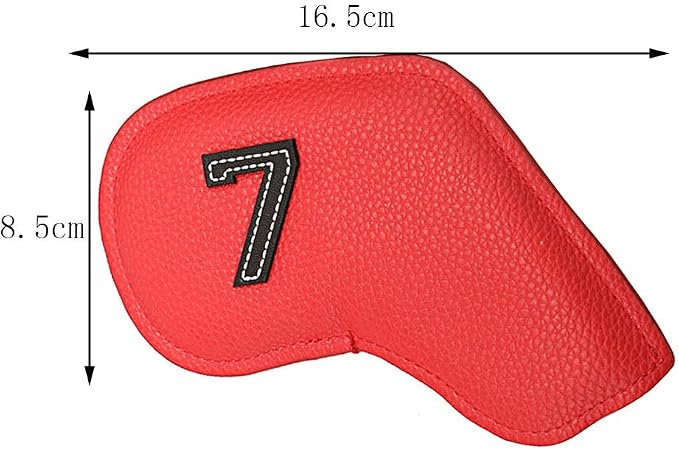 10Pcs/Set Number Golf Iron Cover Headcover Colorful Golf Iron Head Covers (3-9 APS)