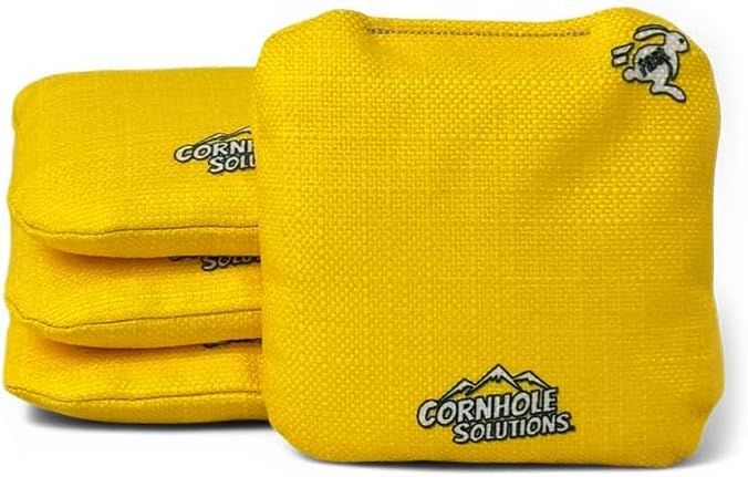 Cornhole Solutions Cornhole Bags Set of 8 – Regulation Pro Style 6x6 – Resin Filled + Tote Bag