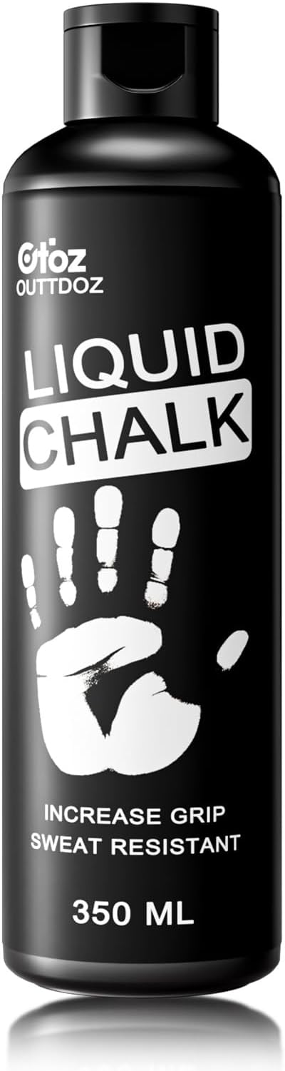 Pro Grade Liquid Chalk 2 oz or 12 oz Mess-Free Gym Chalk for Weightlifting, Gymnastics, Rock Climbing, Dancing, Dries in Seconds