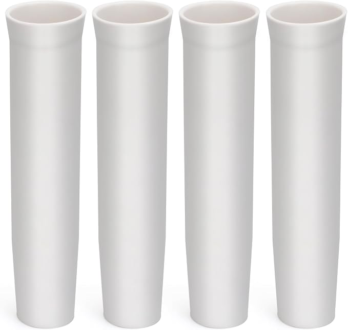 4PCS Vinyl Inserts for Fishing Rod Holder | Suitable for Boats, Yachts, and Ships,1-5/8 Inches I.D, 9 Inches Length, 4pack