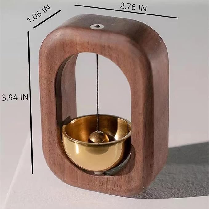 Shopkeepers Bell for Door Opening - Magnetic Attached Doorbell Chime for Business - Unique Office Ornaments and Hanging Decoration for Entrance, Fridge Sticker and Barn Door - Creative Present Small