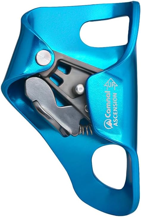 UIAA & CE Certified Hand Ascender for 8–13mm Rope, Rope Clamp for Rock Climbing, Tree Climbing, Arborist, Rappelling Gear – Left/Right Hand