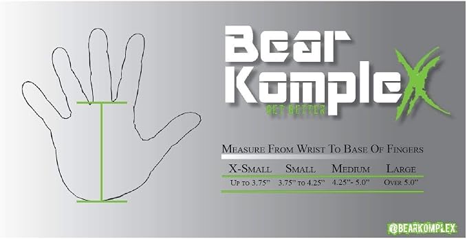 Bear KompleX 2 Hole Leather Hand Grips for Workouts, Pull-ups, Weightlifting, WOD Gymnastics, Crosstraining Palm Grips with Wrist Wraps, Hand Protection from Rips and Blisters,1 Pair