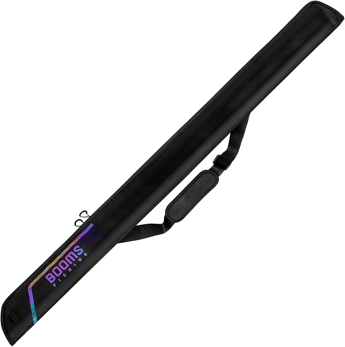 Booms Fishing PB3 5.4ft~6ft Fishing Rod Case, Portable Folded Fishing Pole Case with Two-Way Zippers, 0.6ft Extended Design Fishing Rod Bag, Fit for 2~3 Fishing Poles, 64"~72"