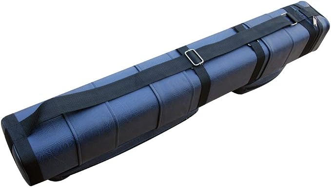 J&J New Champion Leather 3x6 Hard Pool Cue Case for 3 Butts 6 Shafts-Free Bonus Gift