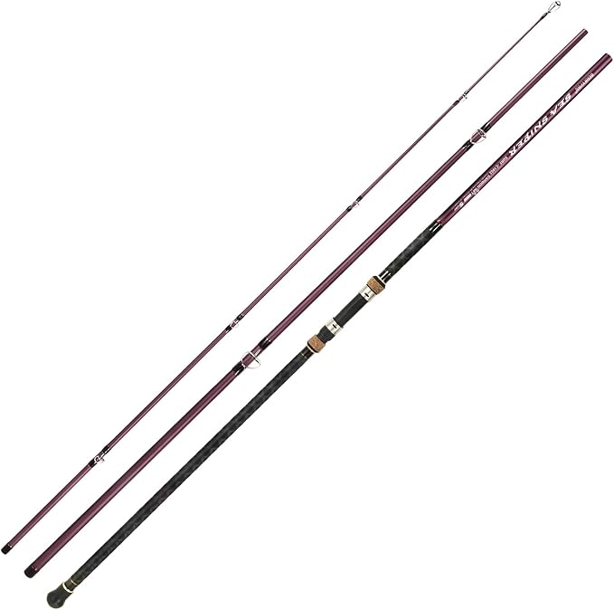 Berrypro Surf Spinning & Casting Fishing Rod Carbon Fiber Travel Fishing Rod(9-Feet & 10-Feet & 12-Feet & 13.3-Feet)