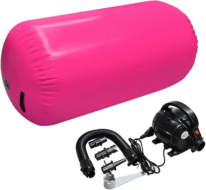 GLANT Air Mat Tumble Track AirSpot - Gymnastics Training Springboard - Round Inflatable Springboard