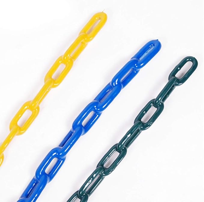 Swing Chains (2) Fully Coated for Swing Set with 4 Free Quick Links Anti-Rust Iron Link Chains Playground Kids Tree Swing Seat Accessories and Replacement Support 660 Lb (Green)